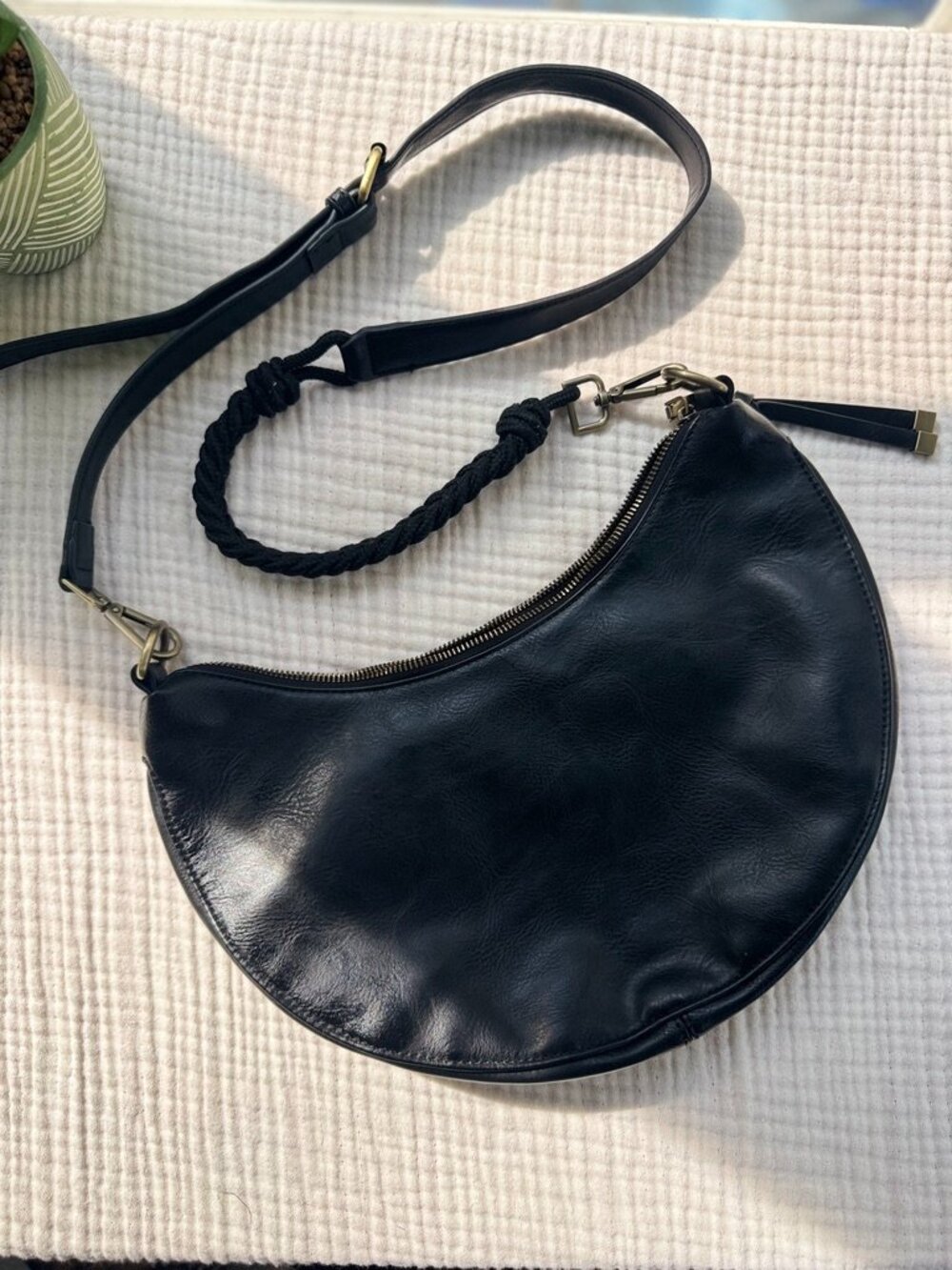 Urban Originals Luna Slouchy Sling Half Moon Bag